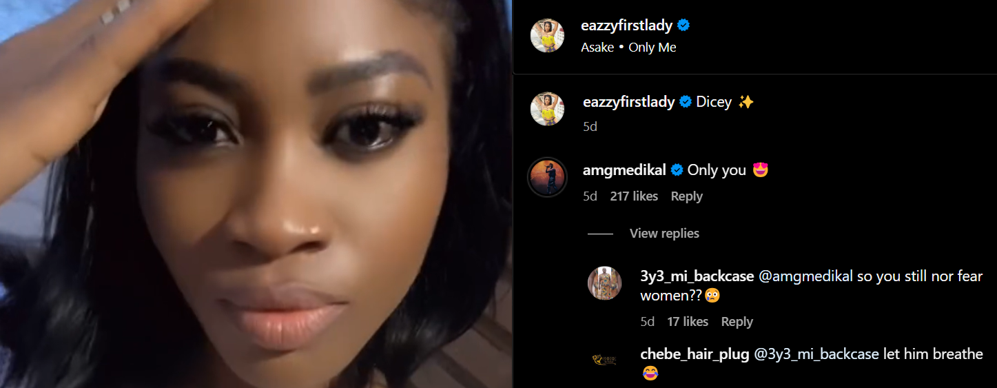 Only you - Medikal tells Eazzy 