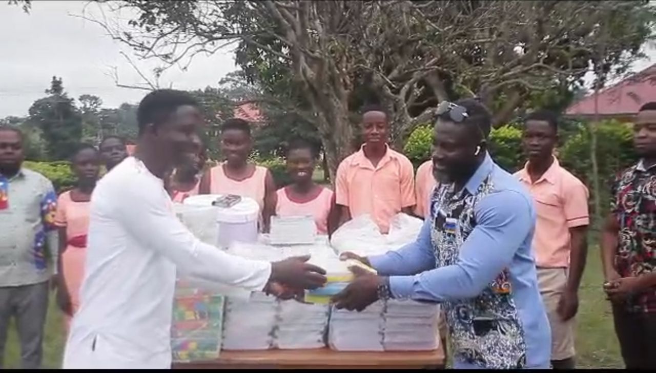 Mike2 Foundation Donates Educational Materials to Bukuruwa D/A JHS 