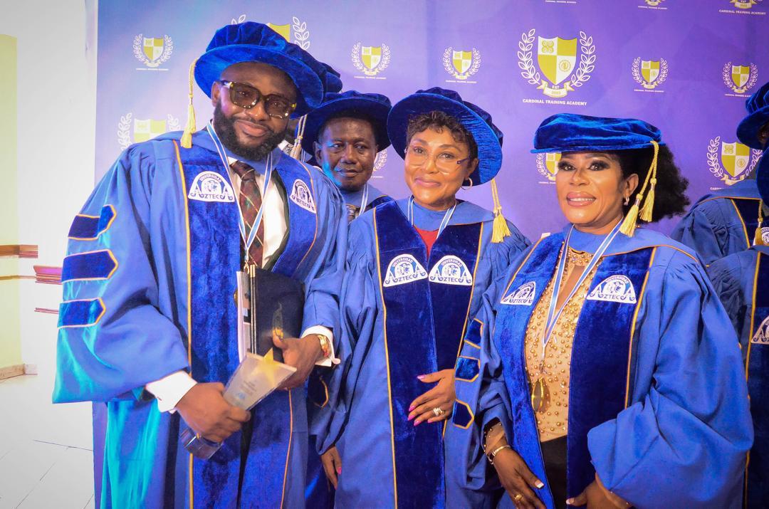 Mrs. Siaw Agyepong receives honorary doctorate in entrepreneurship and certificate in strategic leadership