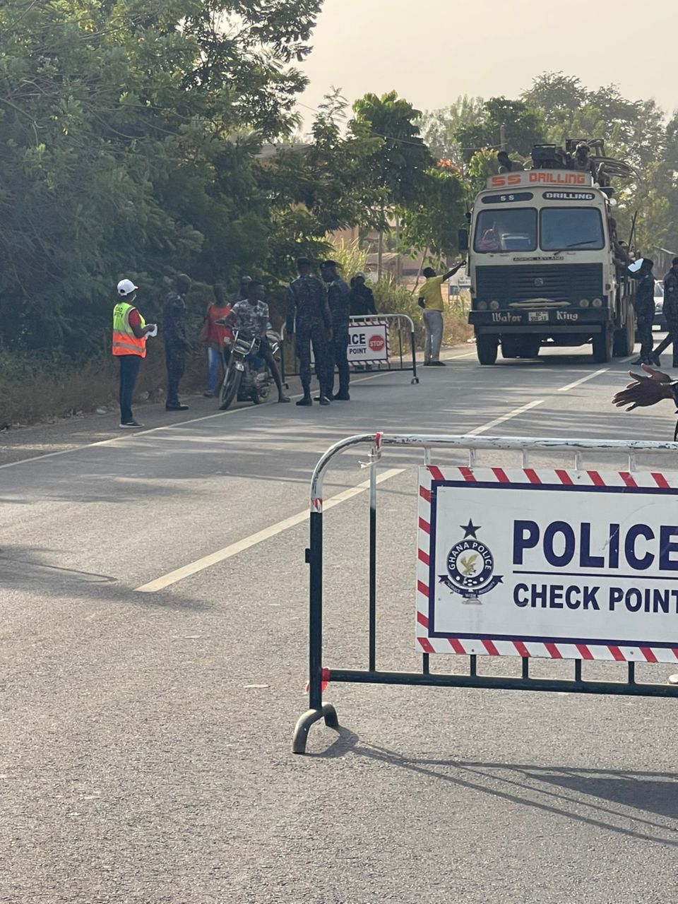 Police checkpoint