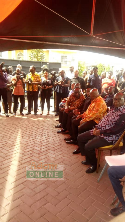 Video+Photos: Akufo-Addo arrives at residence of late Ayawaso West ...