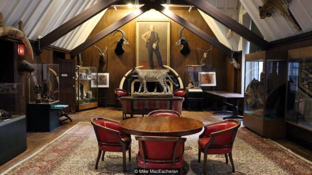 The Explorers Club’s New York headquarters houses around 1,000 artefacts collected by its members (Credit: Credit: Mike MacEacheran)