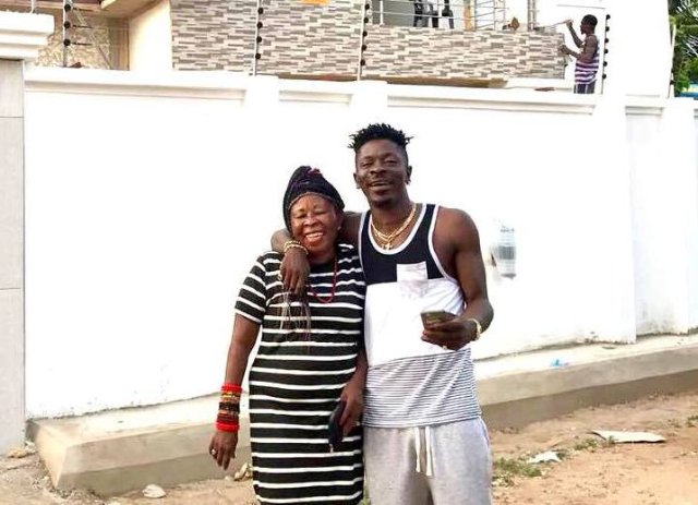 Shatta Wale and mother