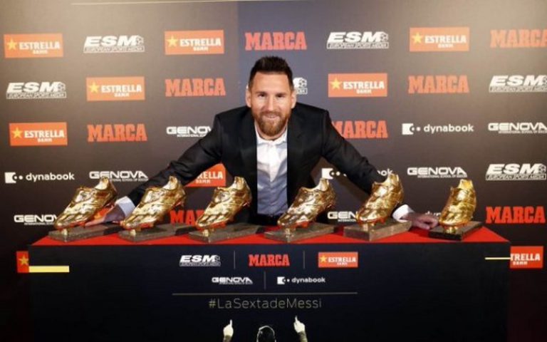 messi golden shoe 2019