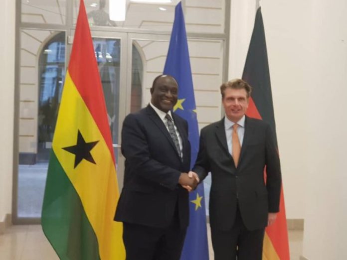 The Minister led a Ghanaian delegation to the first Ghanaian - German Business Council meeting and Investment Summit in Berlin