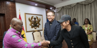 hinese actor and movie producer, Li Lianjie, popularly known as Jet Li, has landed in Ghana for the maiden edition of the Africa Netpreneurship Summit