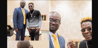 Shatta Wale meets new GFA president to discuss youth empowerment in sports