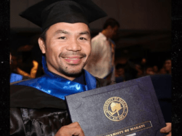 Manny Pacquiao graduates from University