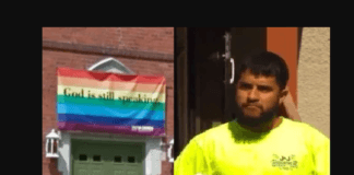 Man jailed for 16 years for pulling down gay flag and burning it