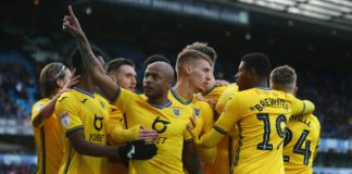 Andre Ayew with Swansea City teammates