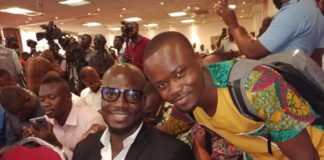 Adomonline.com's Samuel Appiah with Stephen Appiah