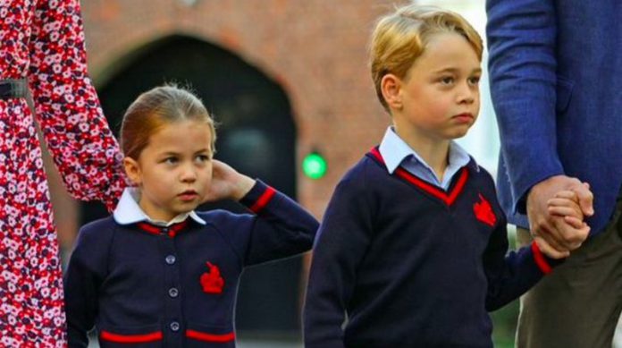 Prince George and Princess Charlotte