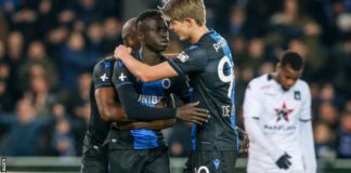 Club Bruges beat Cercle Bruges 2-1 on 7 March in their last league game before football in Belgium was suspended