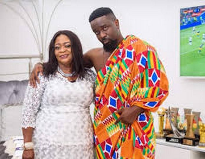 sarkodie and mum