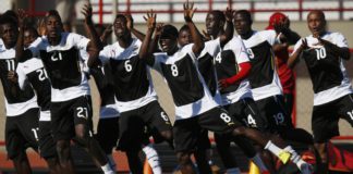 Black Stars players training