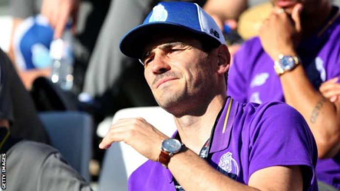 Iker Casillas has been a part of Porto's coaching staff during his recovery from a heart attack