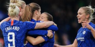 Chelsea did not lose a Women's Super League match during the curtailed 2019-20 season