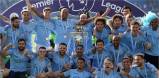 Manchester City won the Premier League title in 2018-19