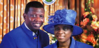 Pastor Adeboye and wife Foluke