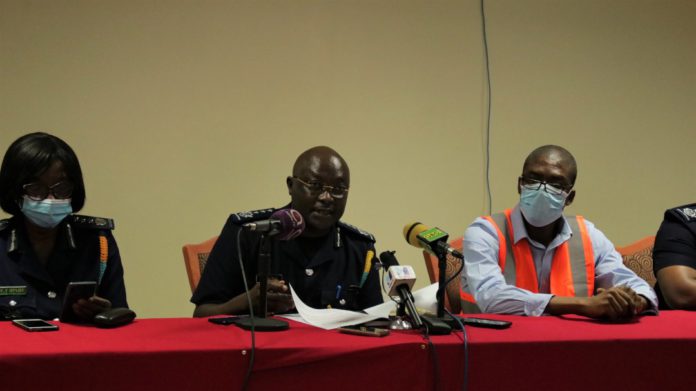 Officials of GRA addressing the media