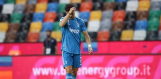 Cristiano Ronaldo sull'1-1 di Nestorovski in Udinese-Juventus Image credit: Getty Images