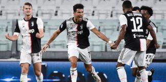 Cristiano Ronaldo celebrates scoring for Juventus against Sampdoria Image credit: Getty Images