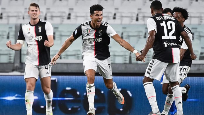 Cristiano Ronaldo celebrates scoring for Juventus against Sampdoria Image credit: Getty Images