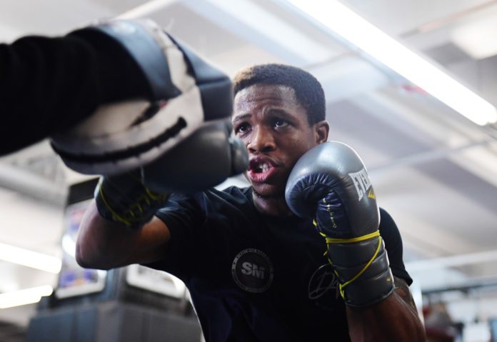 FILE — Duke Micah of Ghana works out at at Gleason’s Gym on December 04, 2019 in the Brooklyn borough of New York City. Emilee Chinn/Getty Images/AFP