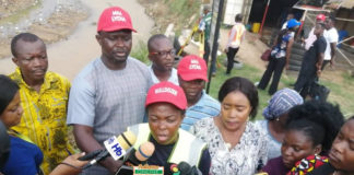 Lydia Alhassan starts construction of drainage system to end floods in her constituency