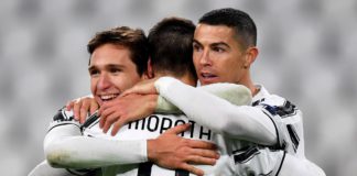 Juventus celebrate scoring against Dynamo Kiev Image credit: Getty Images