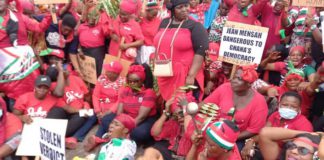 NDC women protest