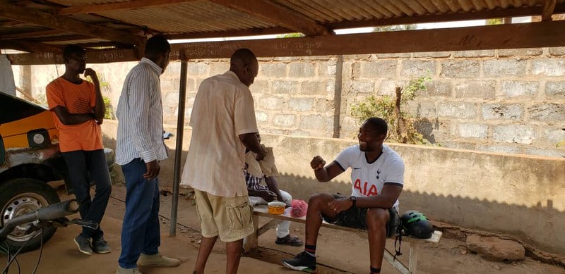 Okoe Boye visits constituents