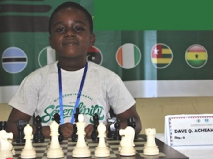 Eight-year-old Dave Chief Quansah Acheampong of the Jack and Jill School