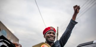 Robert Kyagulanyi Ssentamu, also known as Bobi Wine.