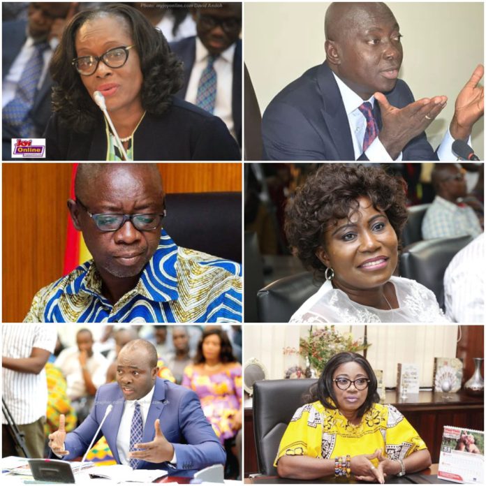 Eight powerful ministers who have lost their jobs in Akufo-Addo’s 2nd govt