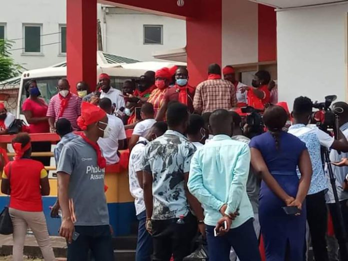 Some section of Hearts of Oak at the club Secretariat