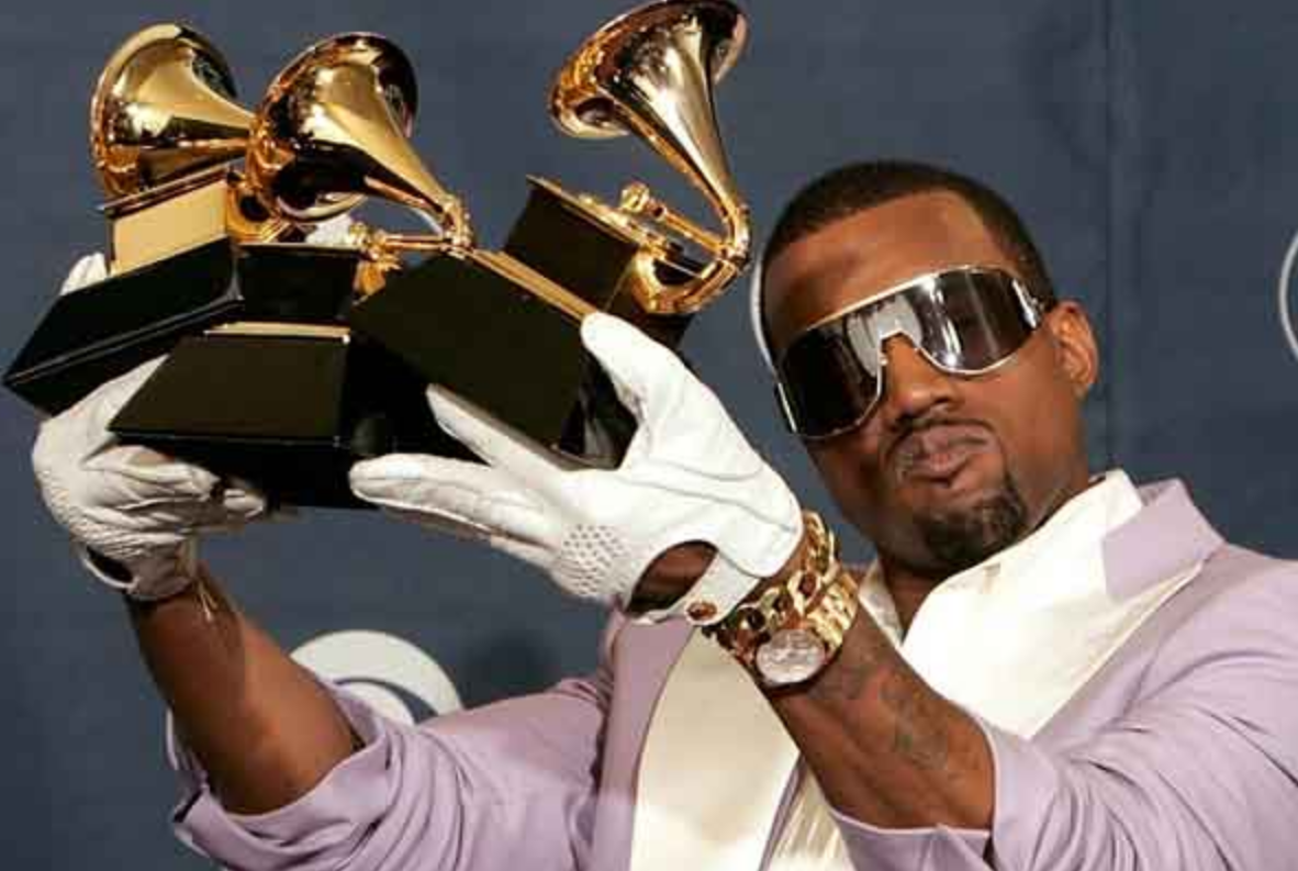 Kanye West wins another Grammy award after he filmed himself peeing on one