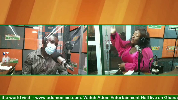 Gospel musician Selina Boateng in an interview with Mike 2 on Adom FM's Entertainment Hall show