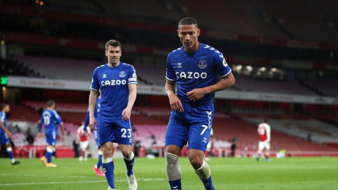 Richarlison of Everton dances Image credit: Getty Images