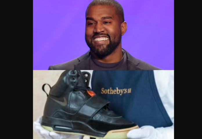 Kanye West's $1m Yeezy shoes are 'most valuable to go on auction' - BBC News