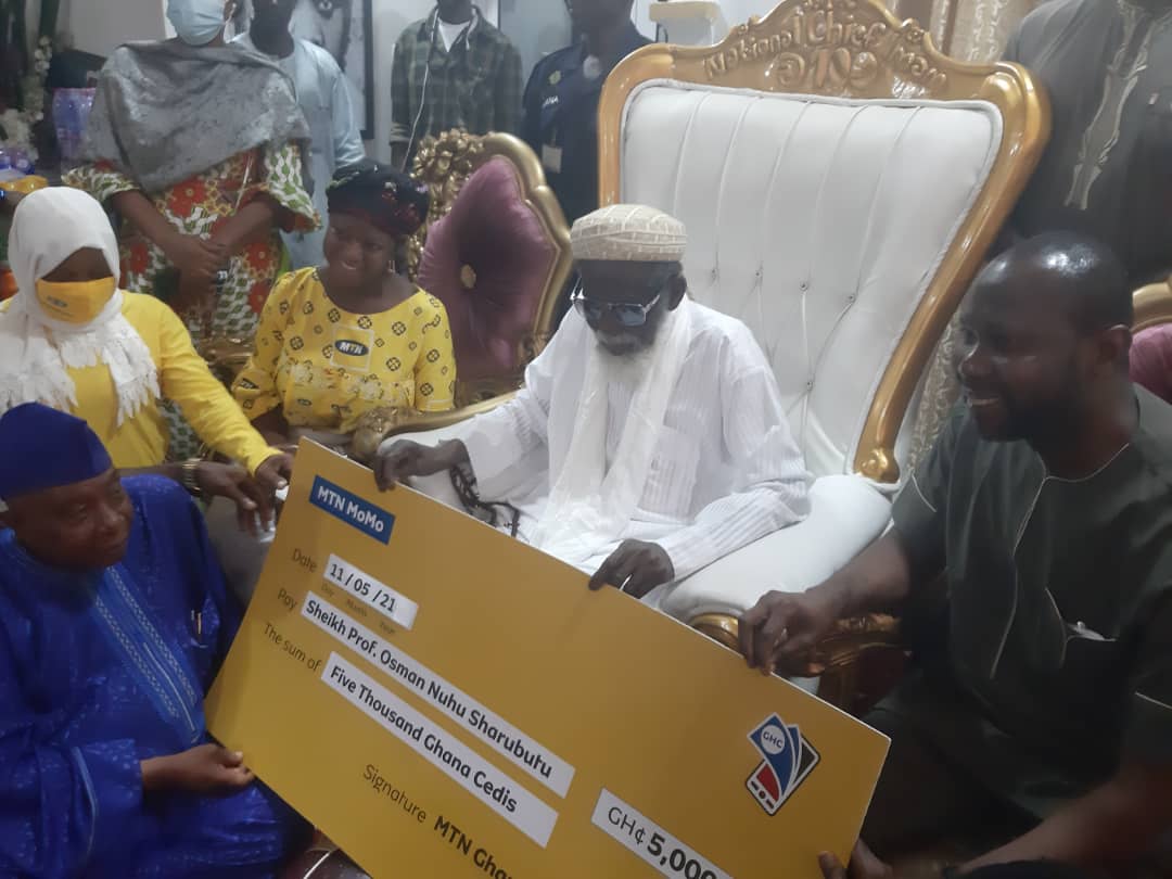 Eid ulFitr celebration MTN Ghana donates to Chief Imam