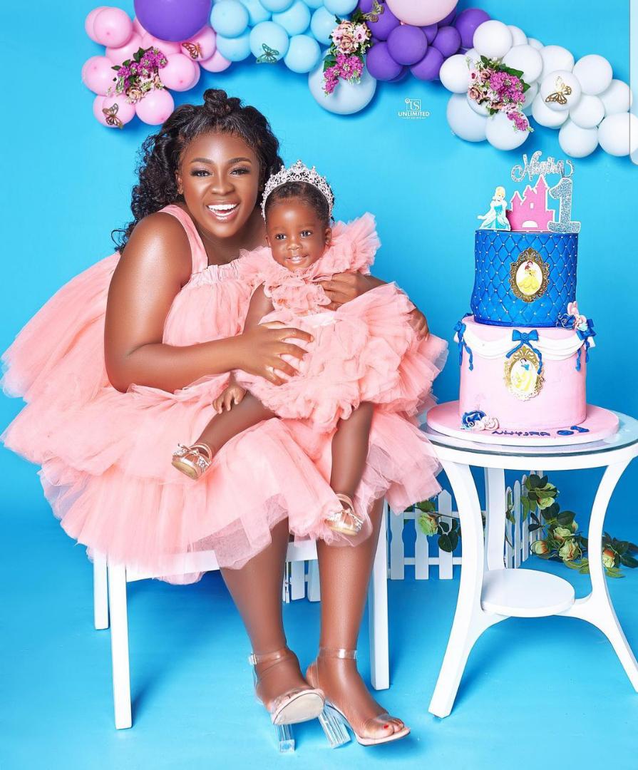 Tracey Boakye drops hot photos to mark daughter's first birthday