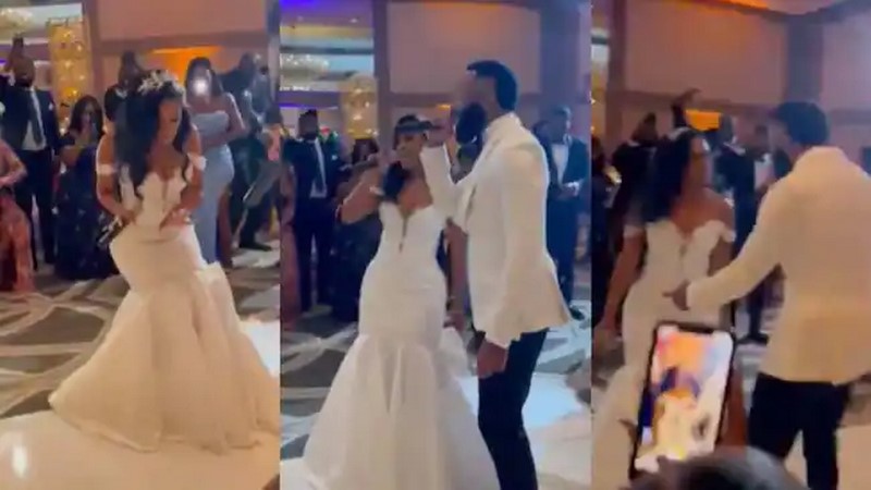 Bride confidently raps during wedding reception - Adomonline.com