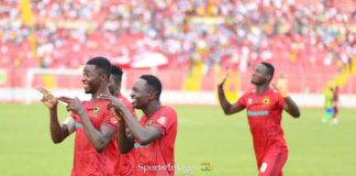 Asante Kotoko celebrate