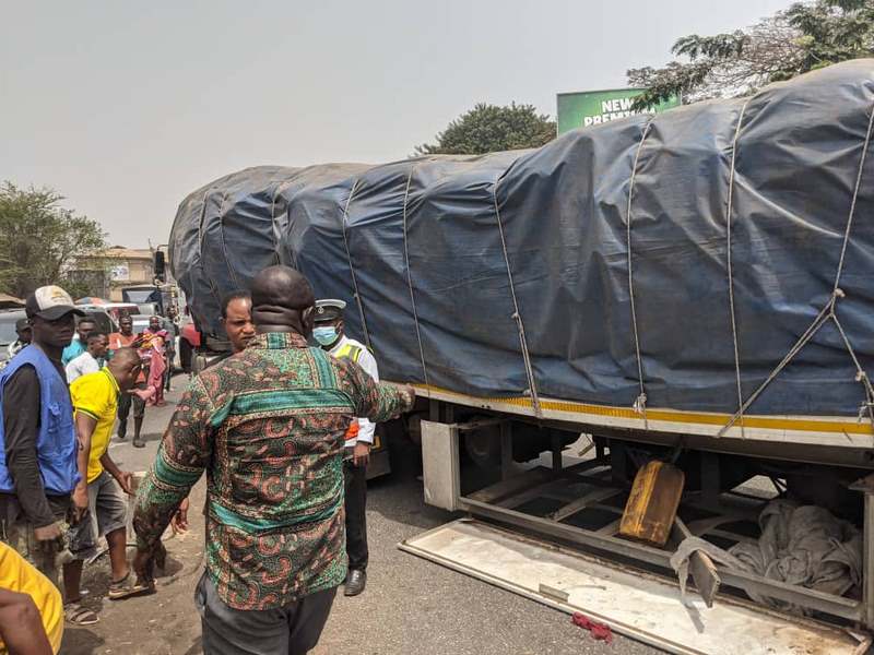 Anloga accident - Picture credit: Ghana Police