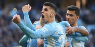 Manchester City celebrate