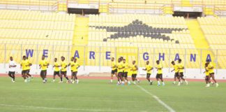 Black Stars training