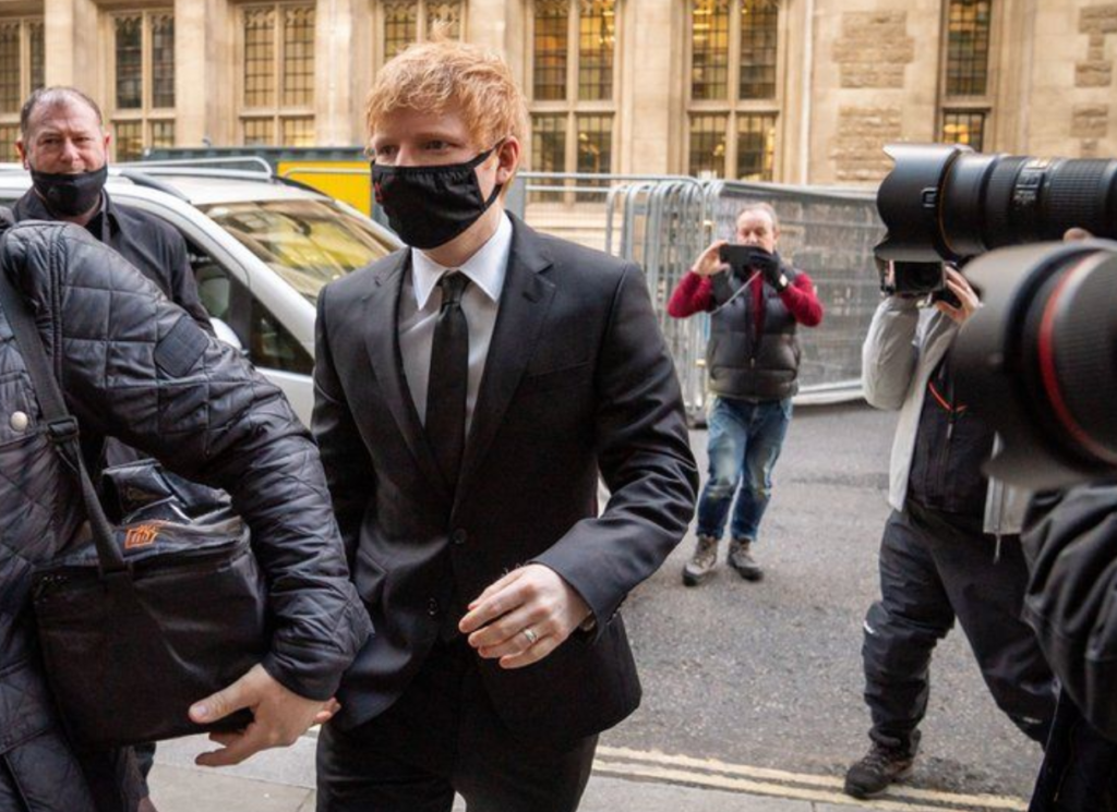 Ed Sheeran sings in London #39 s High Court to prove he #39 s not guilty in