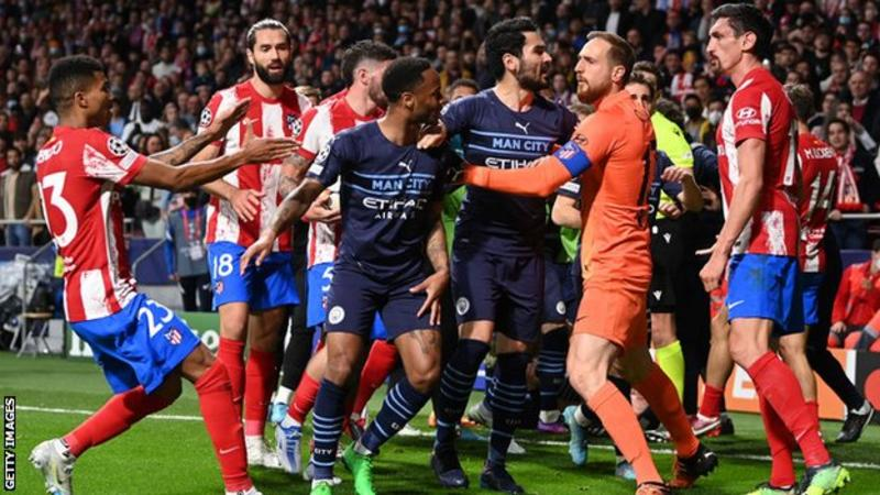UCL: Man City 'in big trouble' after fiery encounter to reach semis