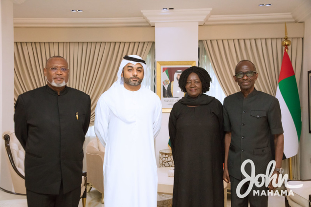 Mahama, NDC sign book of condolence for former Dubai president